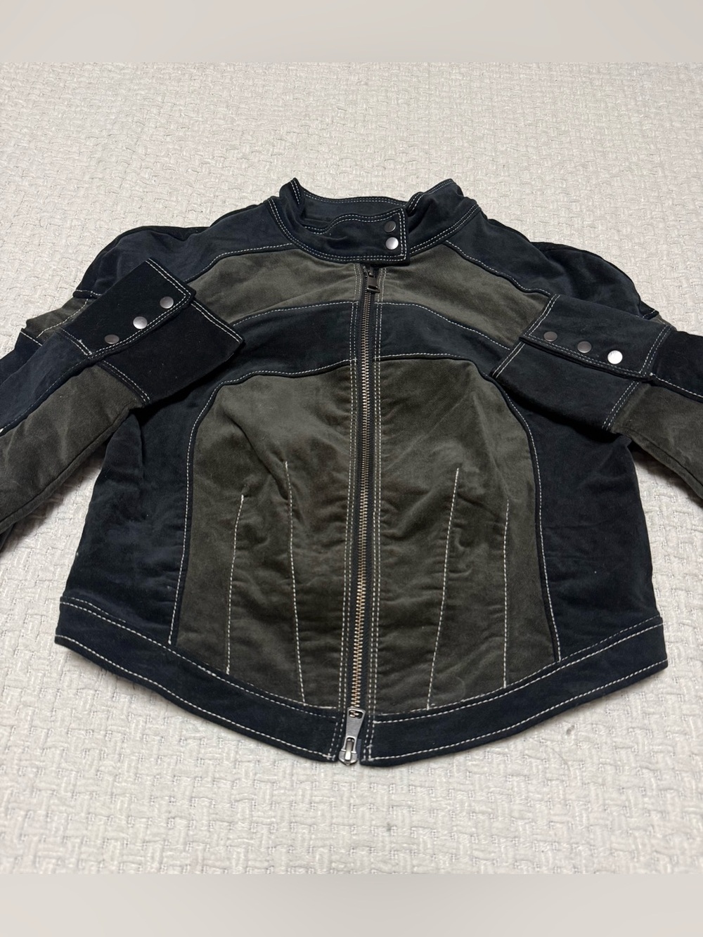 BDG Terreto Cropped Racer Moto Jacket. Women’s Small. New with tags.